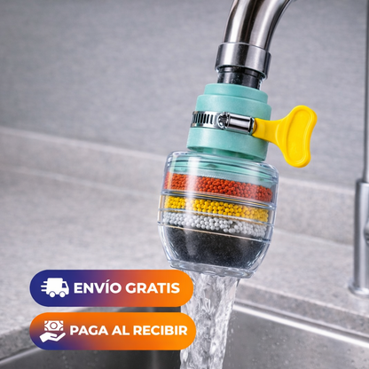 Filtro para grifo de 6 capas anti-salpicaduras