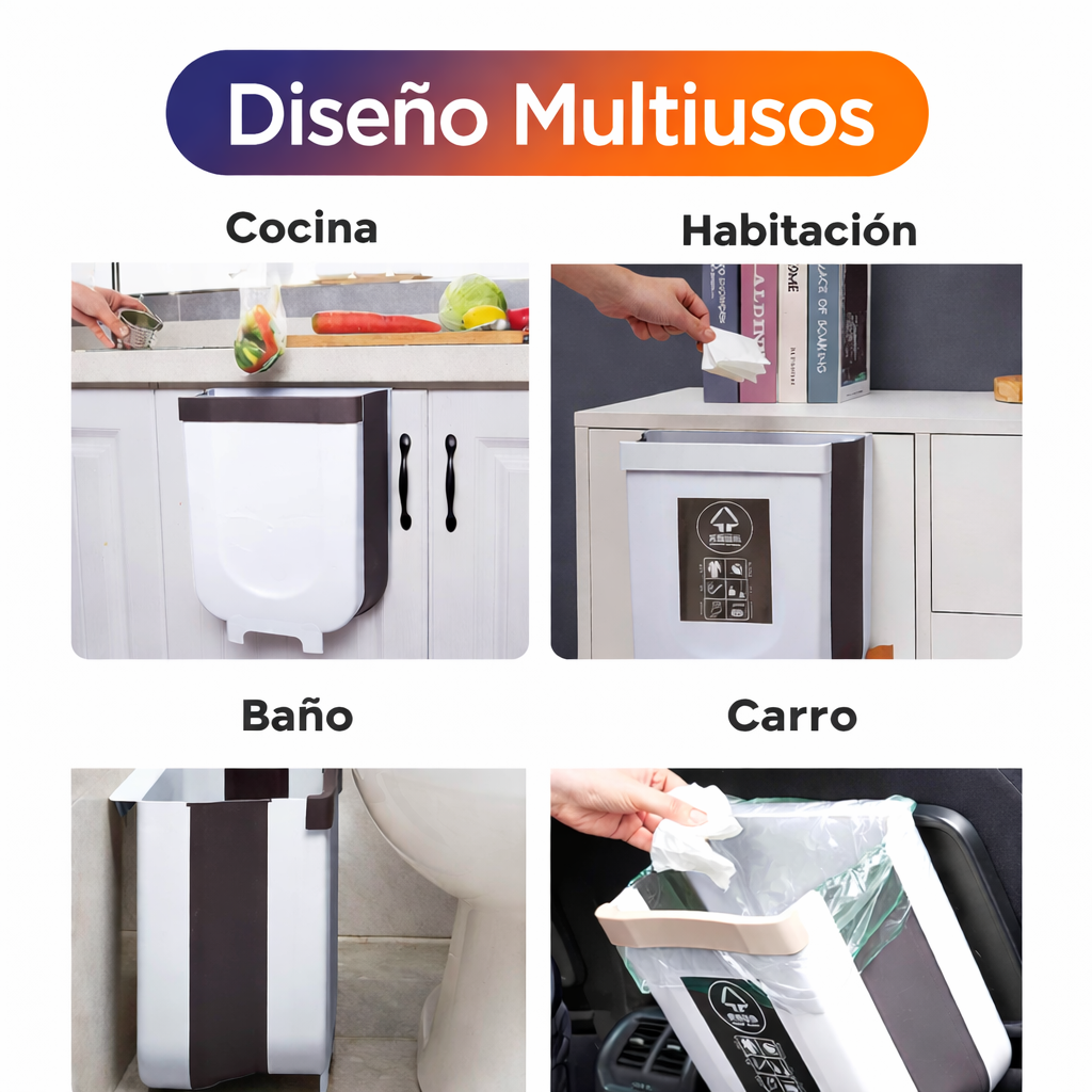 Papelera Plegable Multiusos