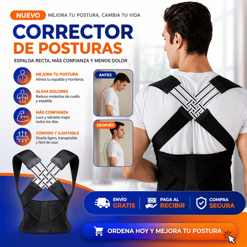 Corrector de Postura Unisex | Envío Gratis🔥