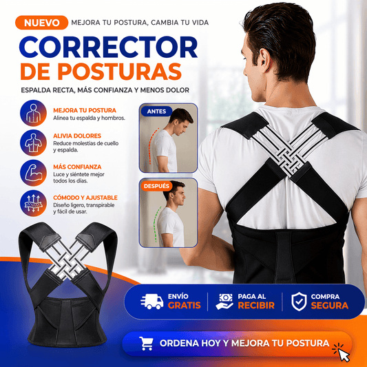 Corrector de Postura Unisex | Envío Gratis🔥