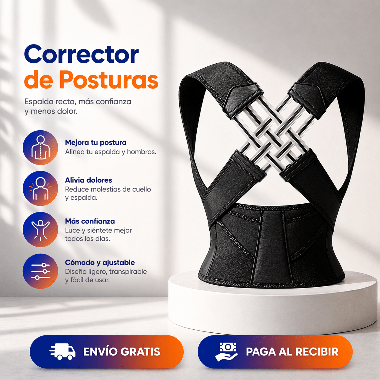Corrector de Postura Unisex | Envío Gratis🔥
