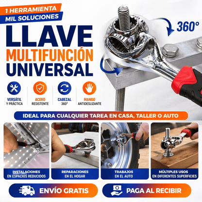 Llave Multifunción Universal 360° | Envío Gratis