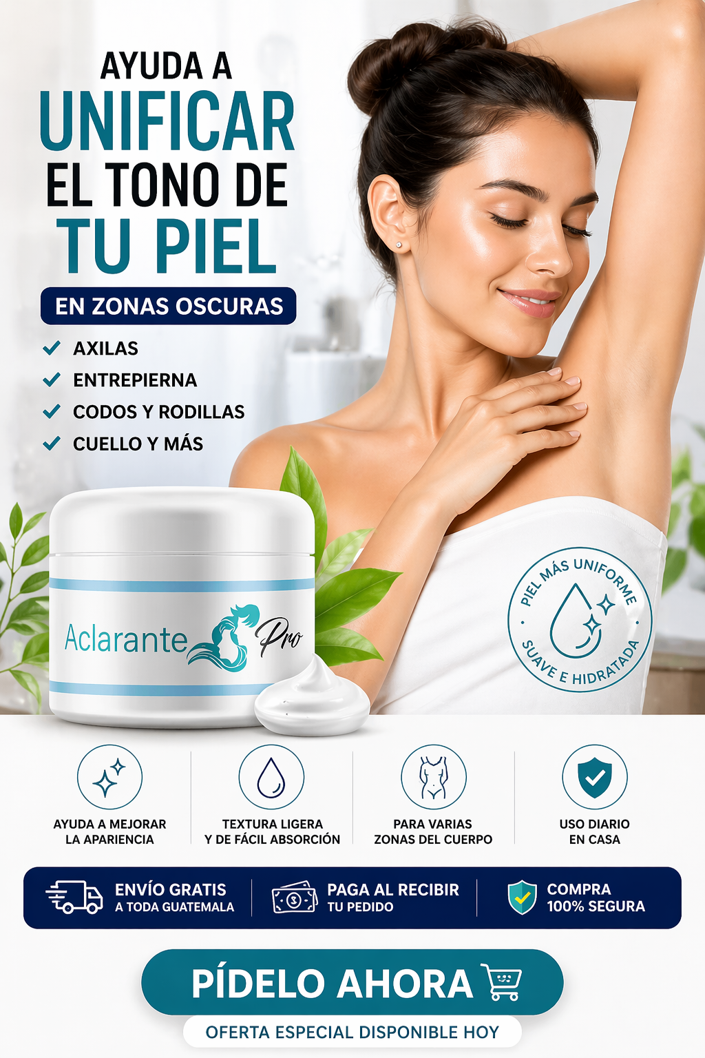 Aclarante Pro | Crema para Zonas Oscuras