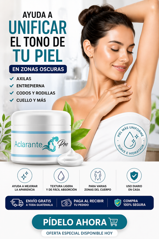 Aclarante Pro | Crema para Zonas Oscuras