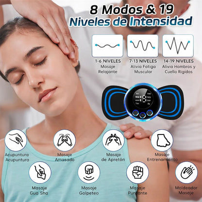 Mini Masajeador Cervical Portátil Recargable